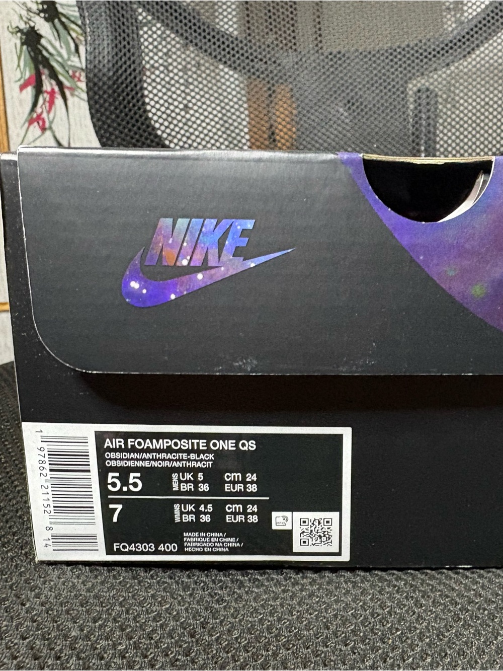 🌌 Nike Air Foamposite One “Galaxy”  🌌